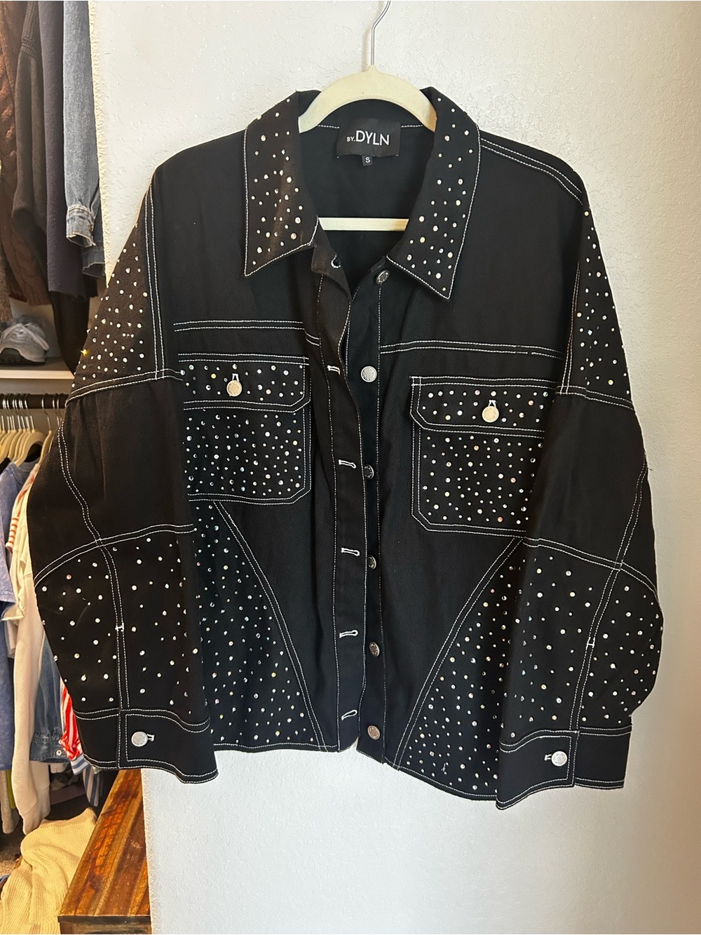 By.DYLN Cooper Bedazzled Jacket